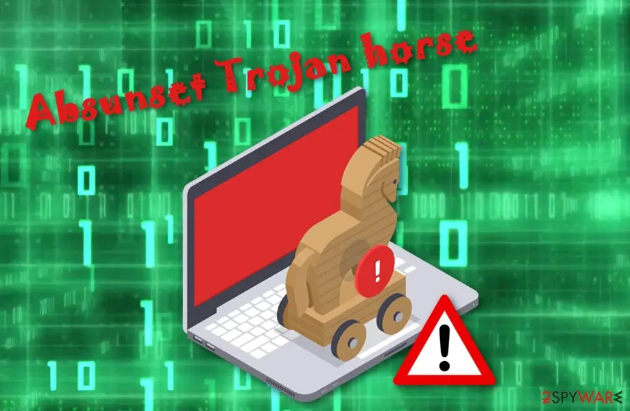 Screenshot of Absunset: trojan