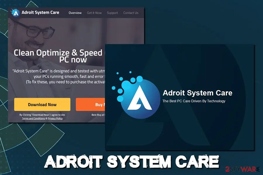Adroit System Care: fake system optimizer