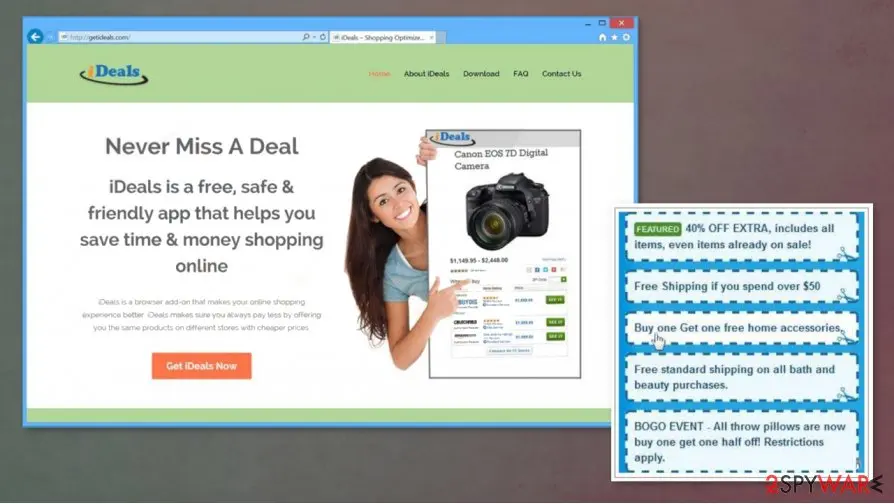 Ads by iDeals: screenshot