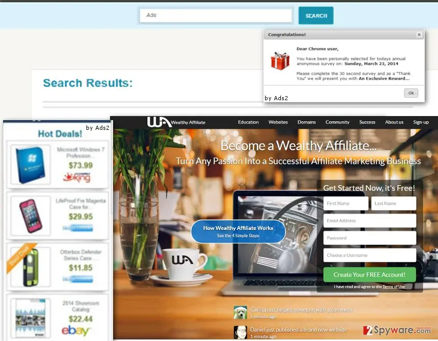 Ads2 ads: ads2 adware pop up ads