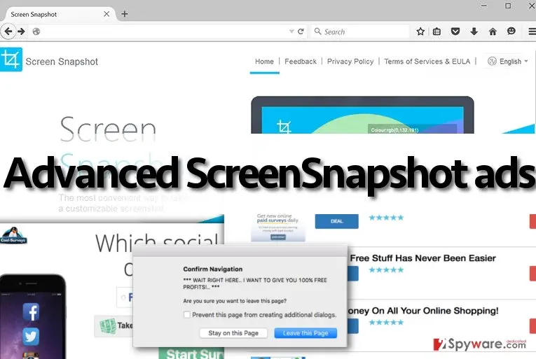 Ads by Advanced ScreenSnapshot: advanced screensnapshot adware