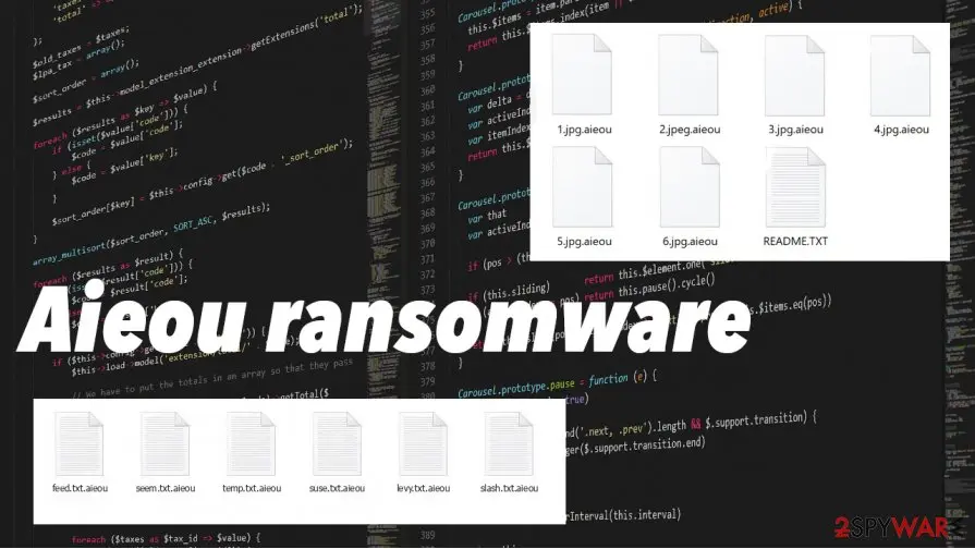 Aieou virus, Aieou malware, .aieou ransomware: aieou ransomware virus