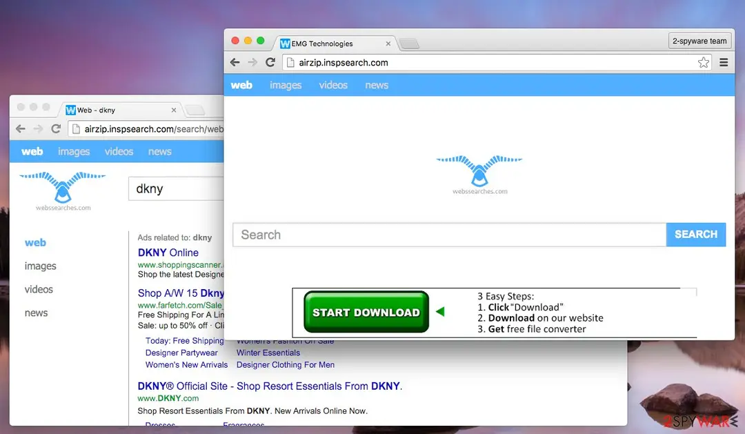 Airzip.inspsearch.com virus: airzip inspsearch com virus