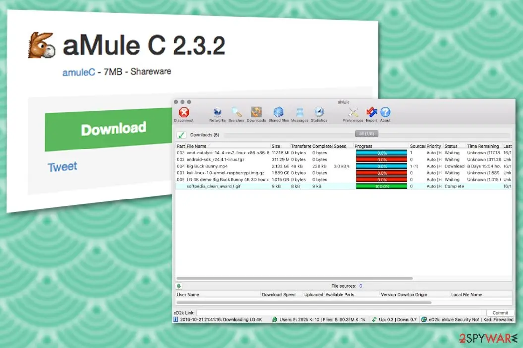 aMuleC: amule c virus