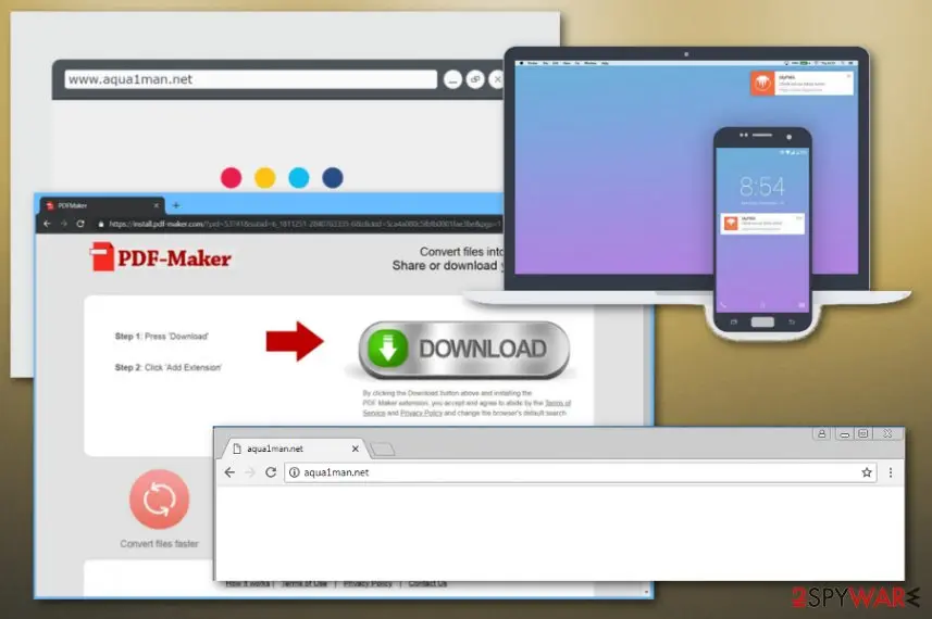 Aqua1man.net: aqua1man net push notifications virus