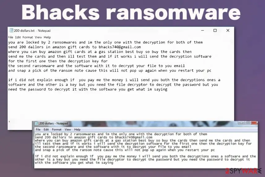Bhacks file-locking virus: bhacks ransomware virus