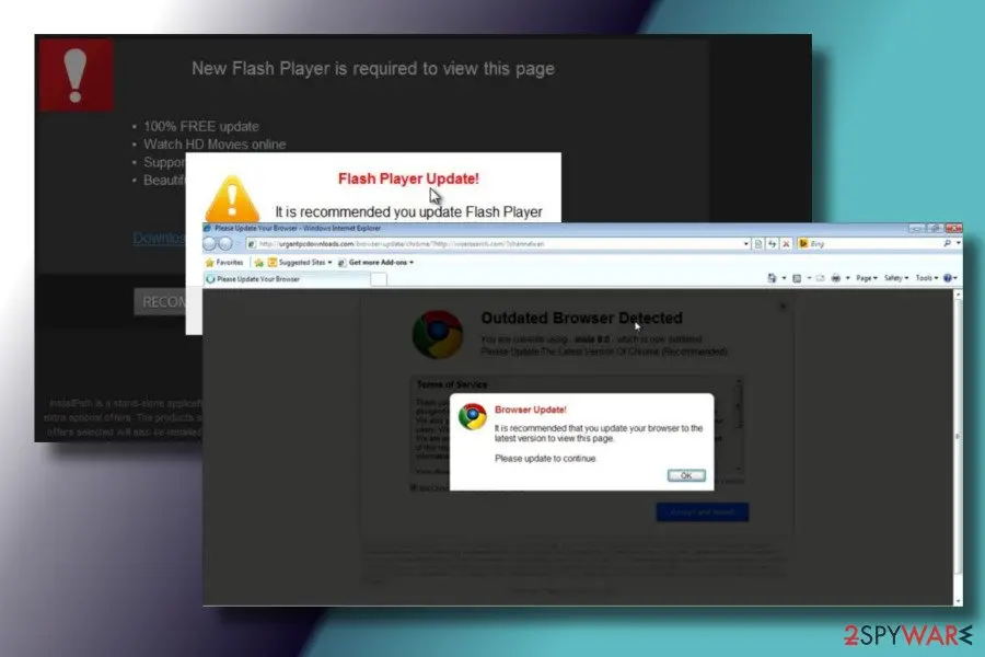 Browser: updater co ads