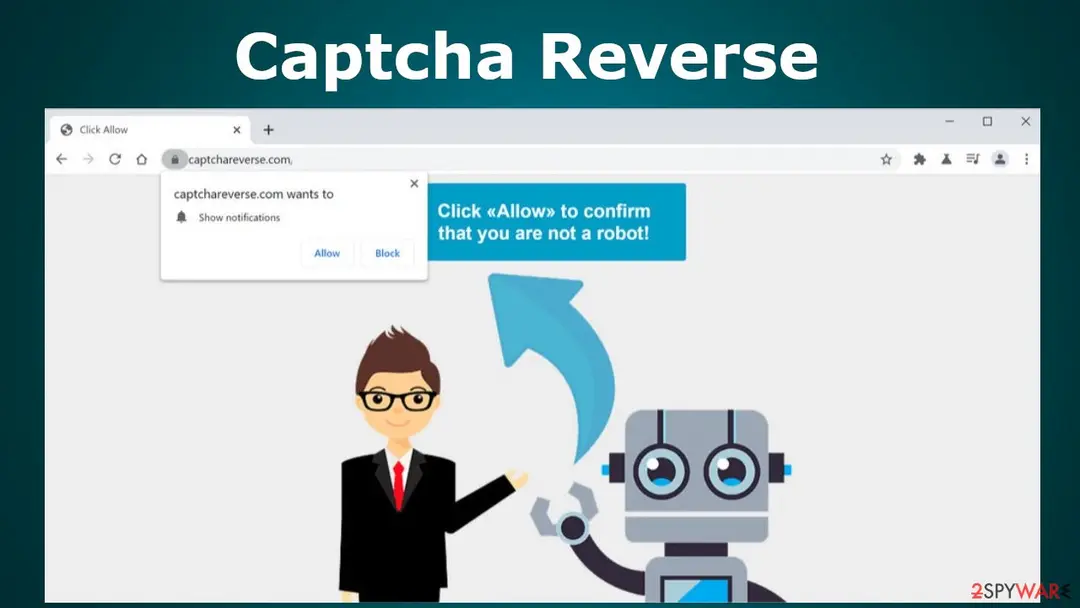 Screenshot of Captcha Reverse: virus