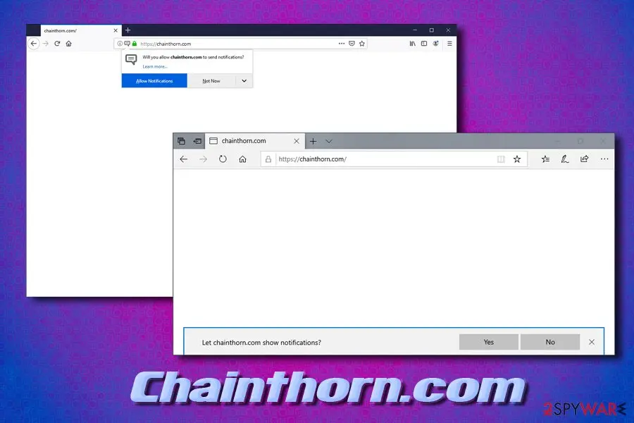 Chainthorn.com: chainthorn com push notification virus