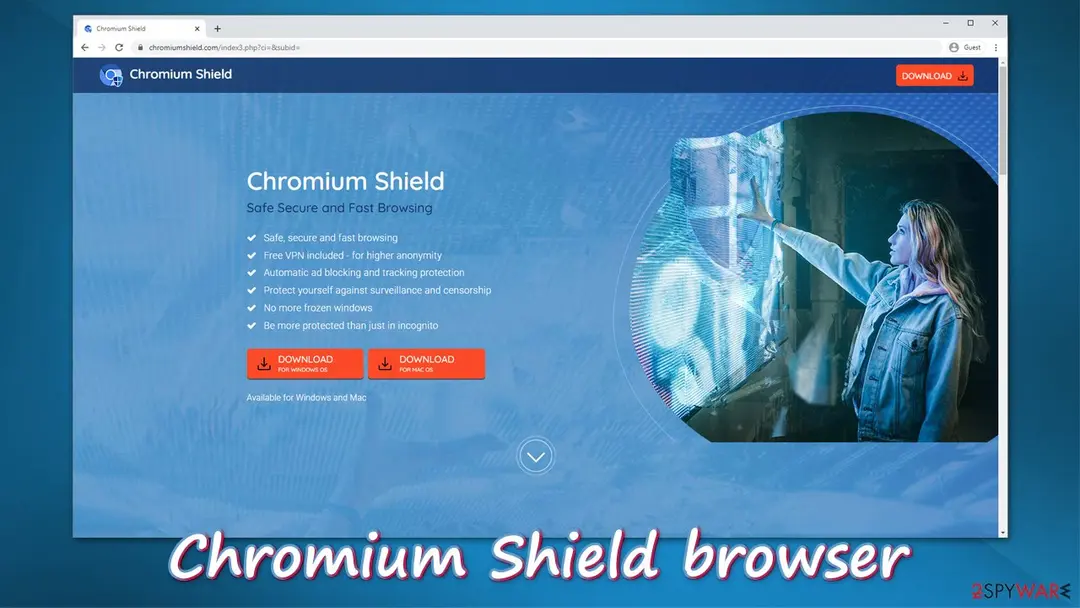 Chromium Shield browser: potentially unwanted program