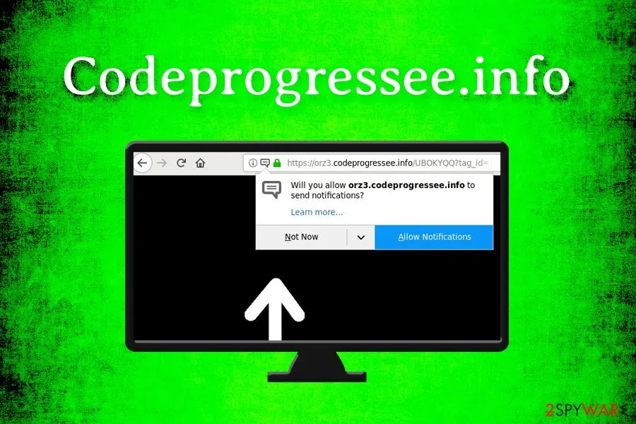 Codeprogressee.info: codeprogressee info adware social engineering attack notification virus
