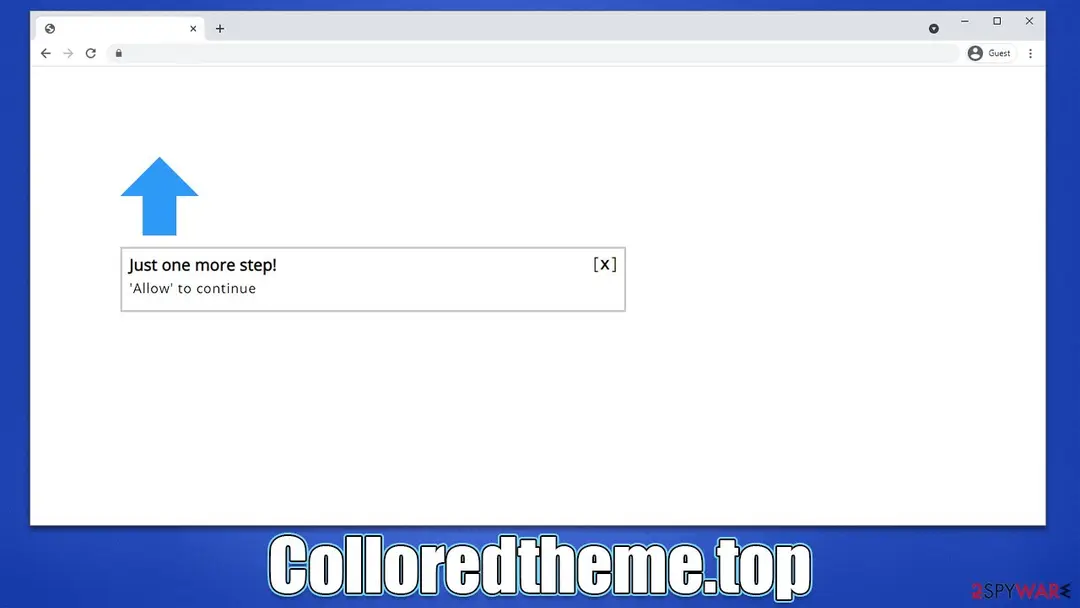 Colloredtheme.top: colloredtheme top push notification virus
