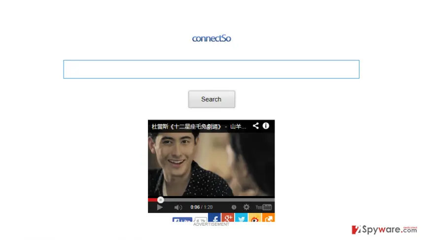 Screenshot of ConnectSo Toolbar: screenshot