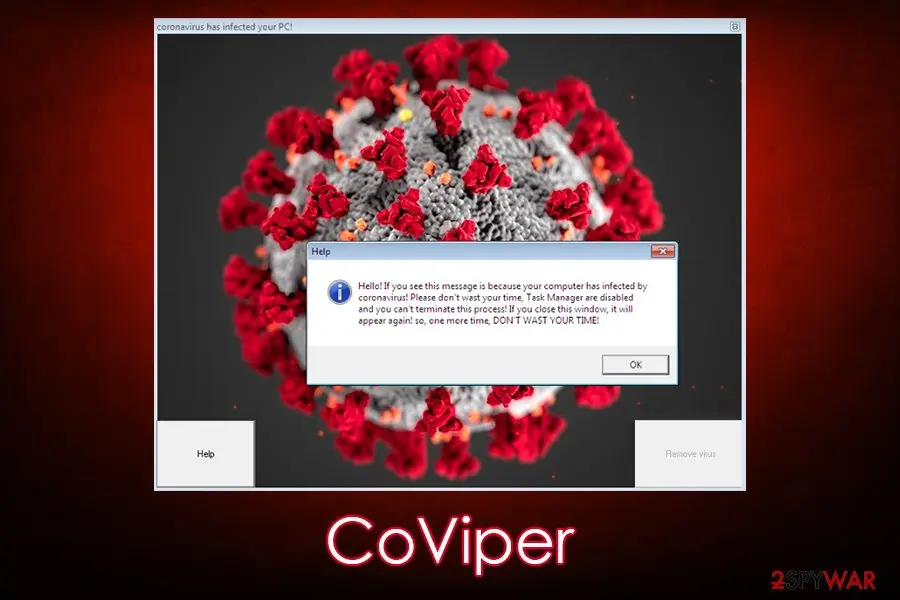 CoViper: coronavirus themed wiper malware