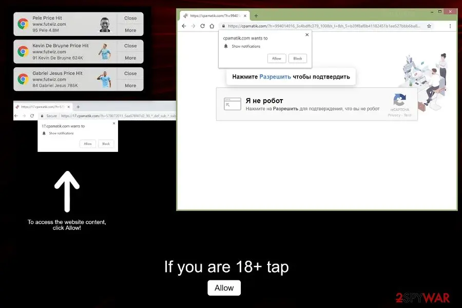 Cpamatik.com: cpamatik com push notifications virus