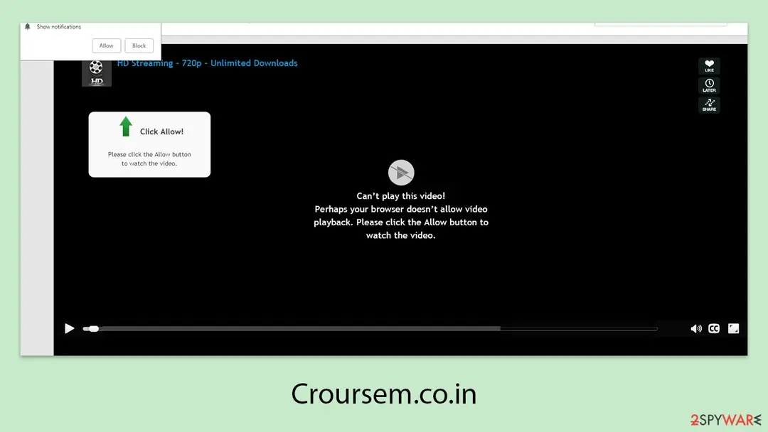 Croursem.co.in: croursem co in push notifications