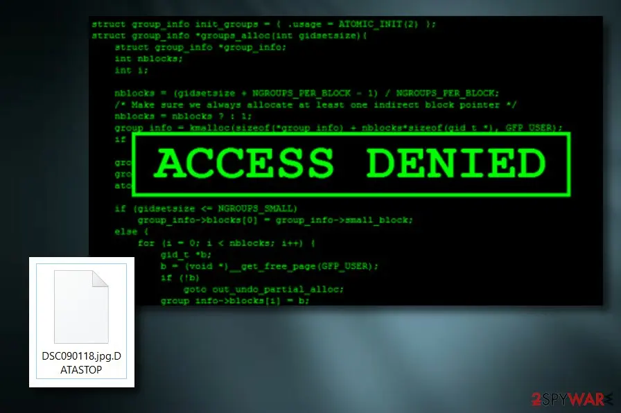 DATASTOP ransomware: data stop ransomware