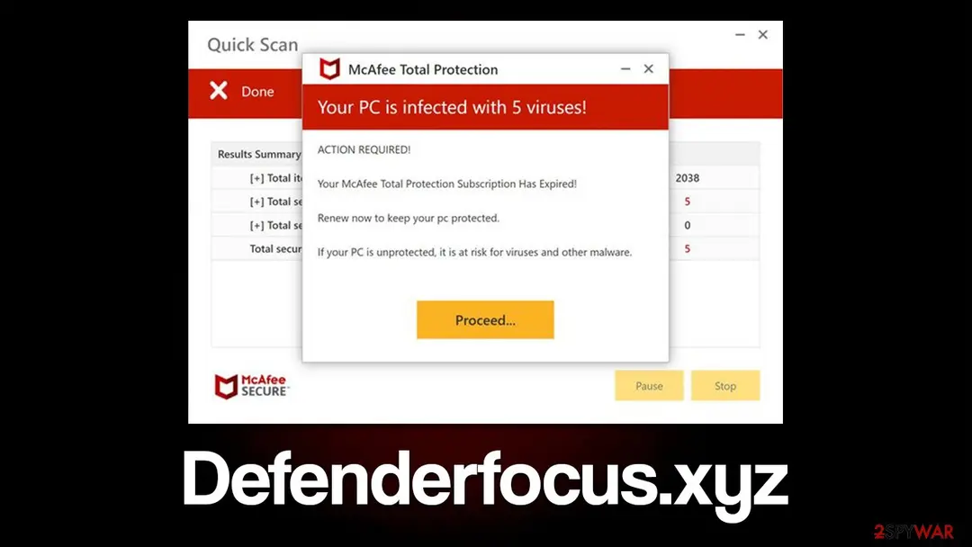 Defenderfocus.xyz: defenderfocus xyz scam