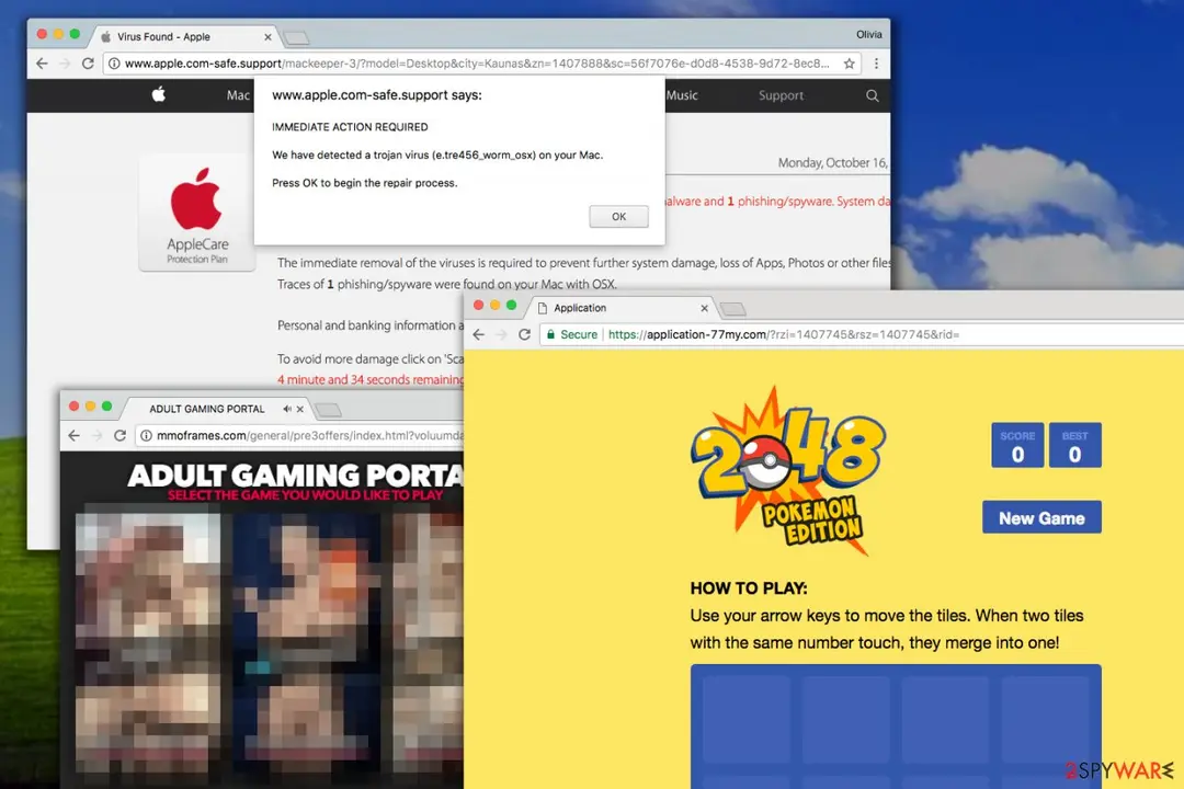 Deloton: com virus causes browser redirect problem