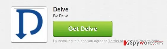 Screenshot of Delve virus: delve