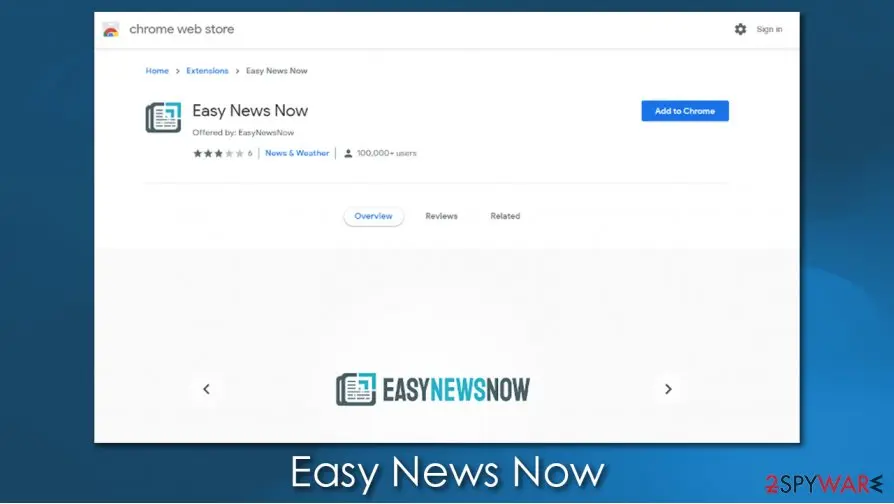 Easy News Now: adware