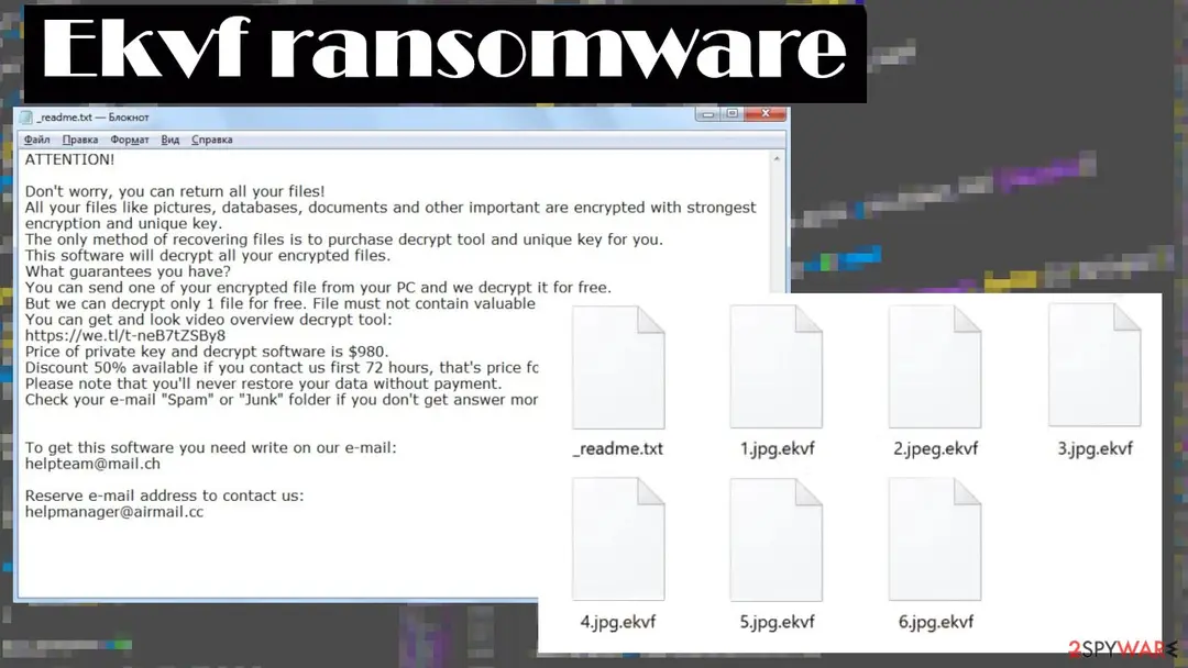 Ekvf ransomware: evkf virus