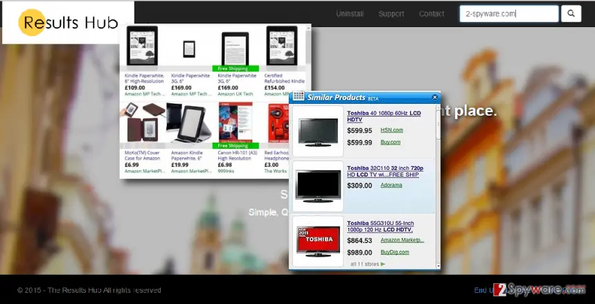 See Results Hub ads: exhibiting