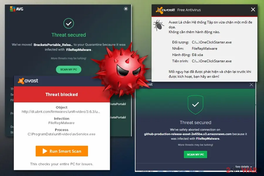 FileRepMalware: virus detection name
