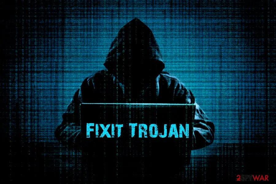 Screenshot of Fixit Trojan: screenshot