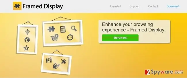 Framed Display ads: framed display