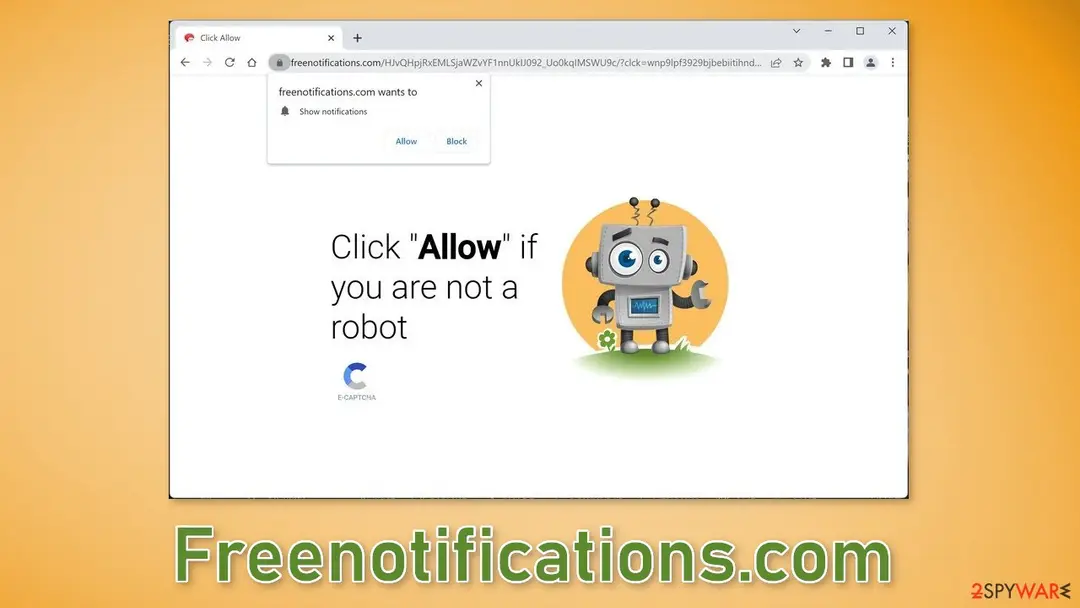 Screenshot of Freenotifications.com: freenotifications com