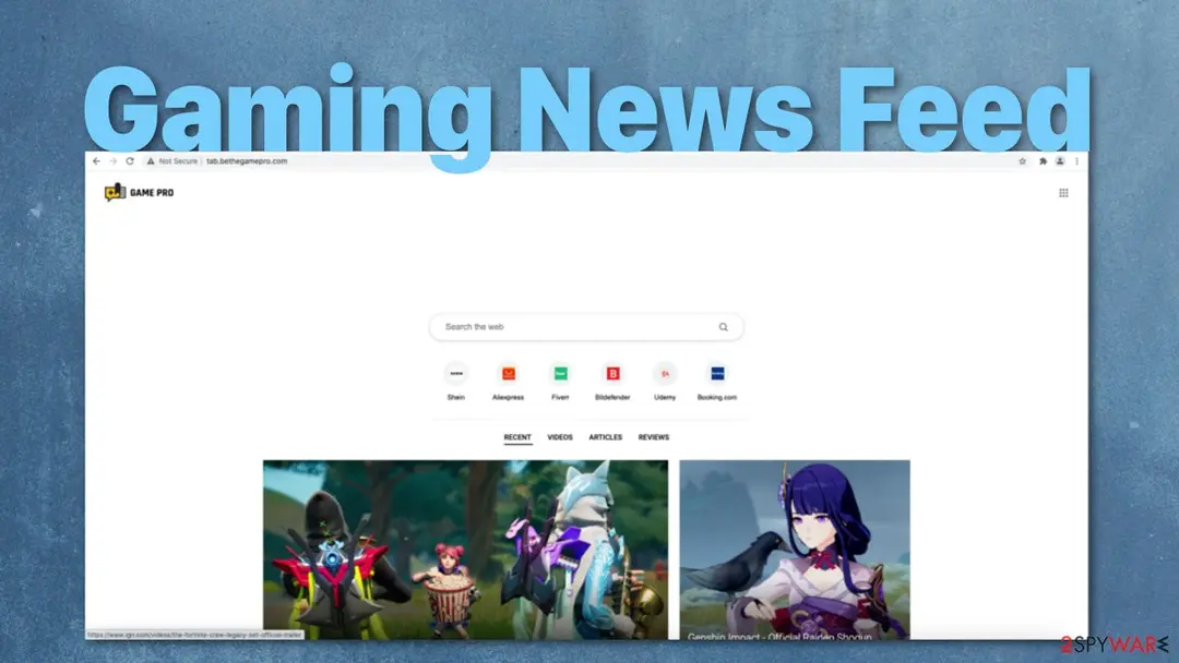 Gaming News Feed: screenshot