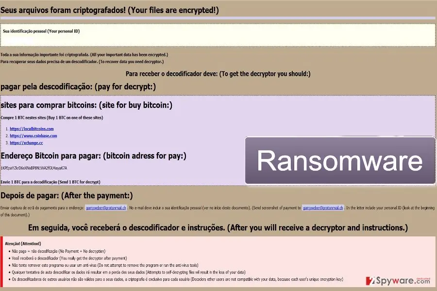 Garryweber@protonmail.ch ransomware virus: garryweberprotonmail ch ransomware virus slide new
