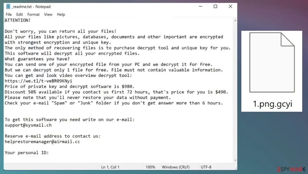 Gcyi virus: gcyi ransomware virus