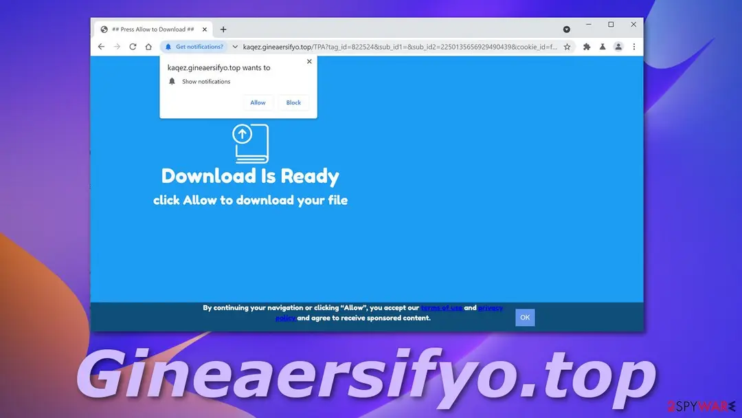 Screenshot of Gineaersifyo.top: gineaersifyo top