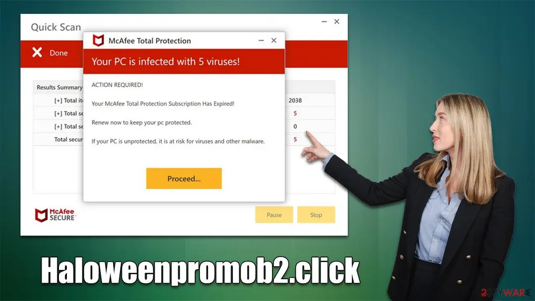 Haloweenpromob2.click: haloweenpromob2 click scam virus fake