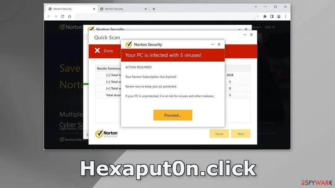 Screenshot of Hexaput0n.click: hexaput0n click