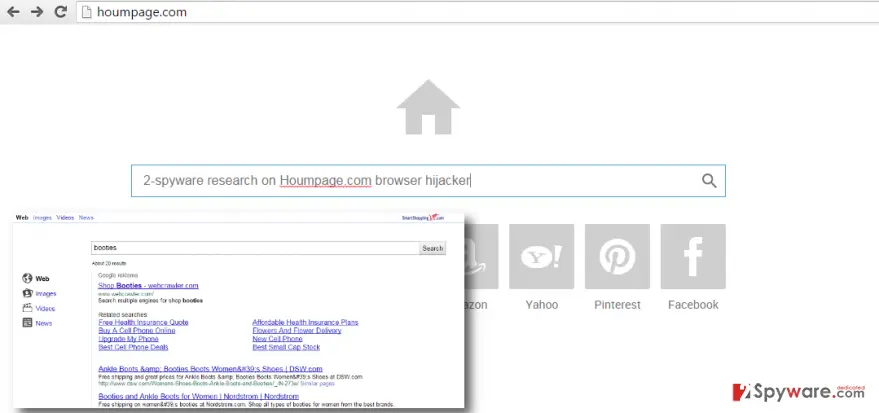 Houmpage.com virus: houmpage com hijacks google chrome
