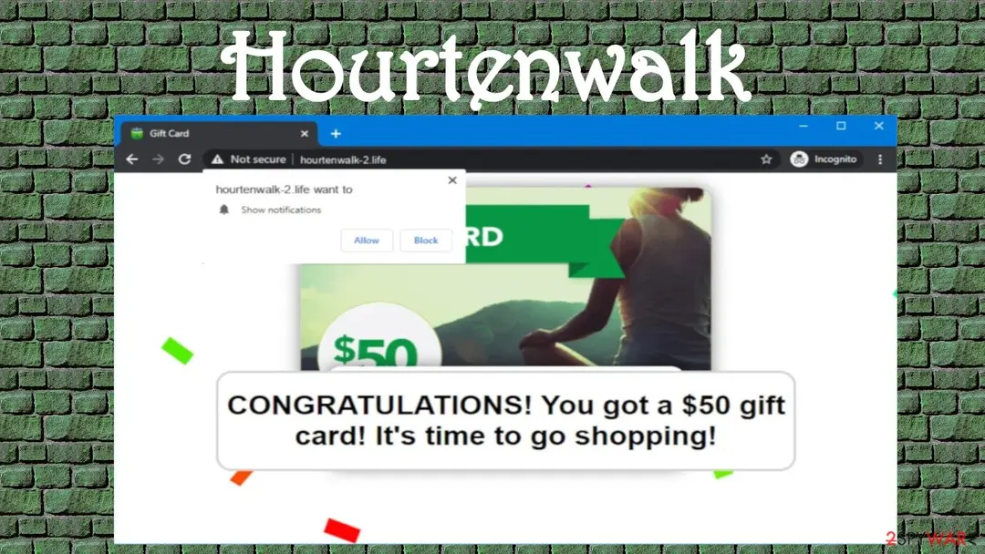 Screenshot of Hourtenwalk: covver page
