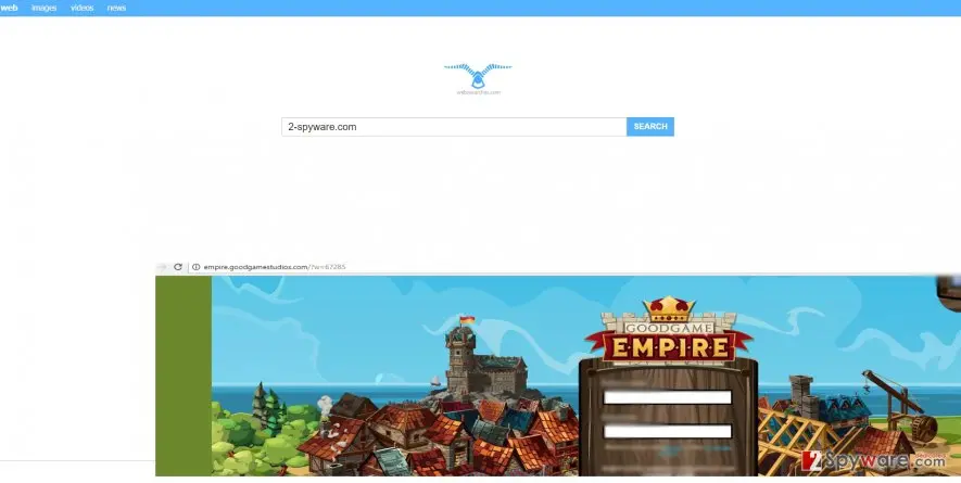 Screenshot of Inspsearch: virus