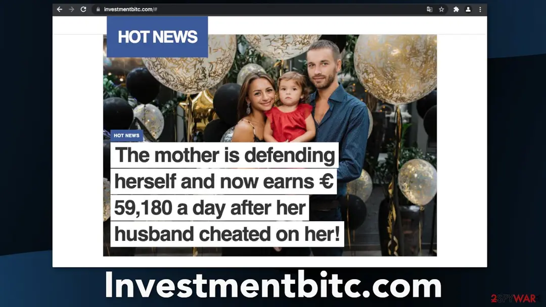 Screenshot of Investmentbitc.com: investmentbitc com