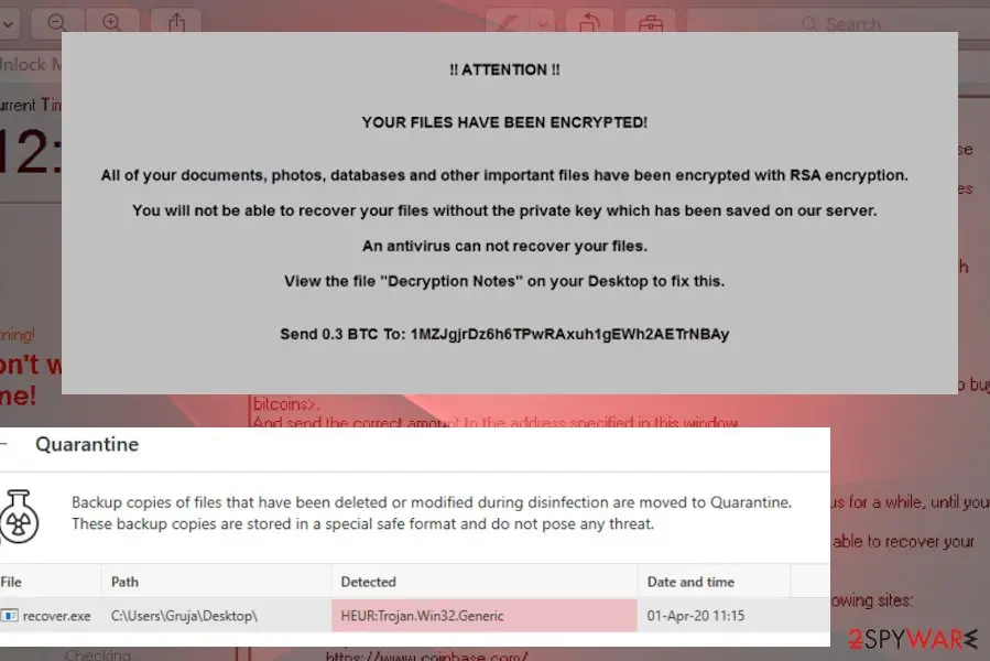 Screenshot of Jest: virus