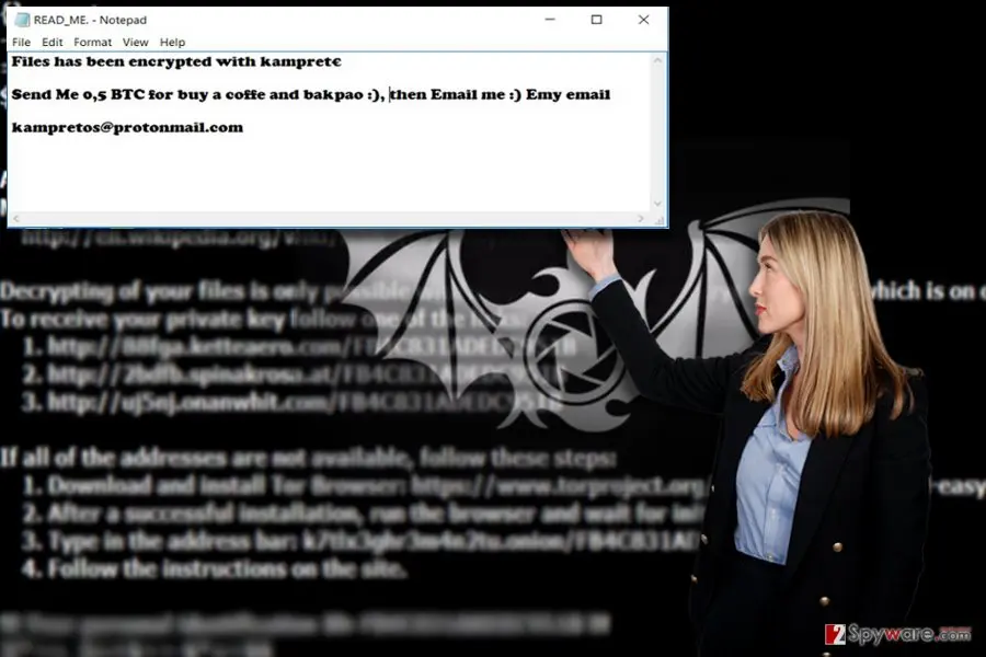 Kampret ransomware virus: kampret