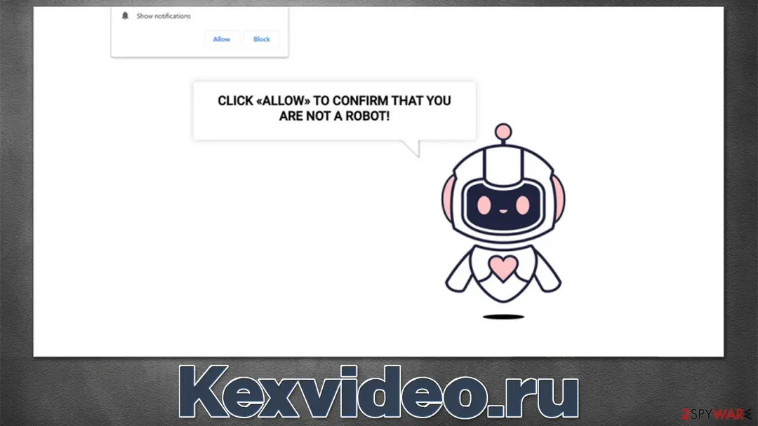 Kexvideo.ru: kexvideo ru push notification virus