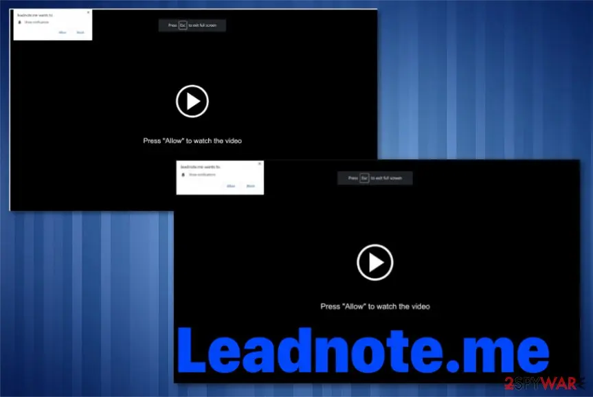 Leadnote.me: leadnote me adware