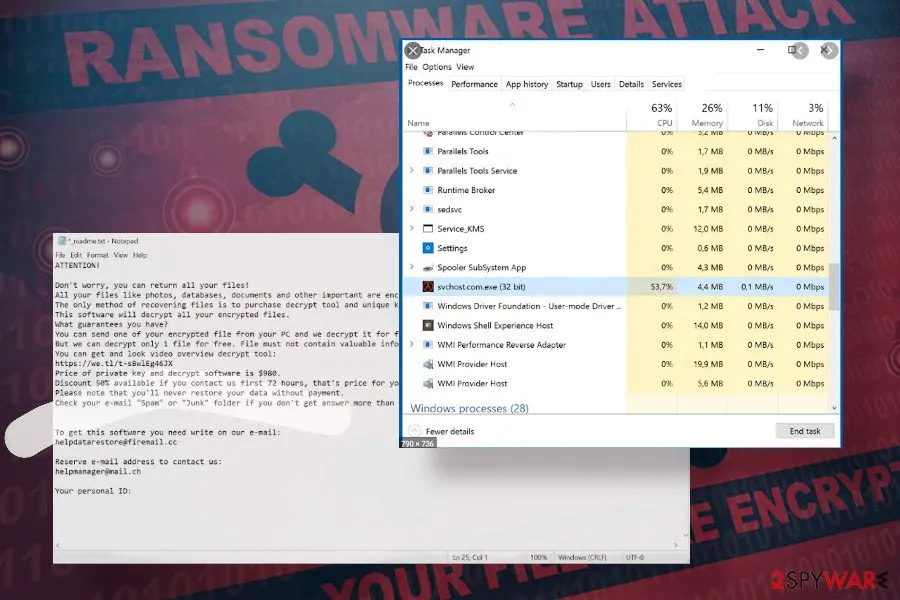 Lezp: lepz ransom note