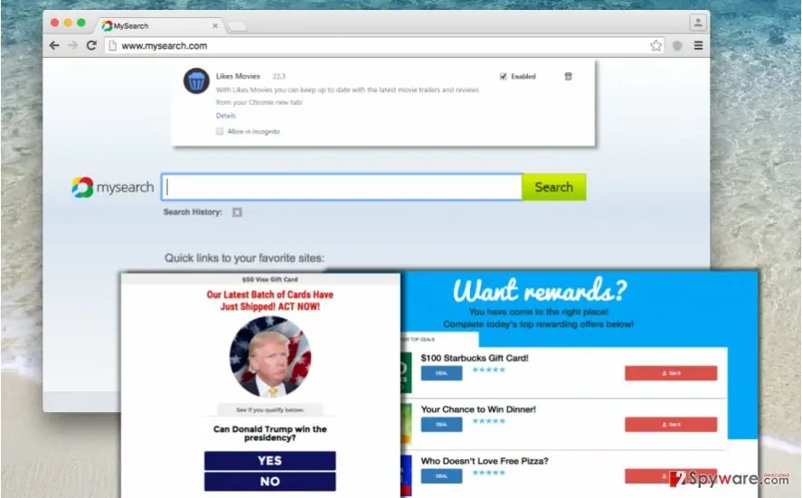 Likes Movies virus: likes movies adware sends ads