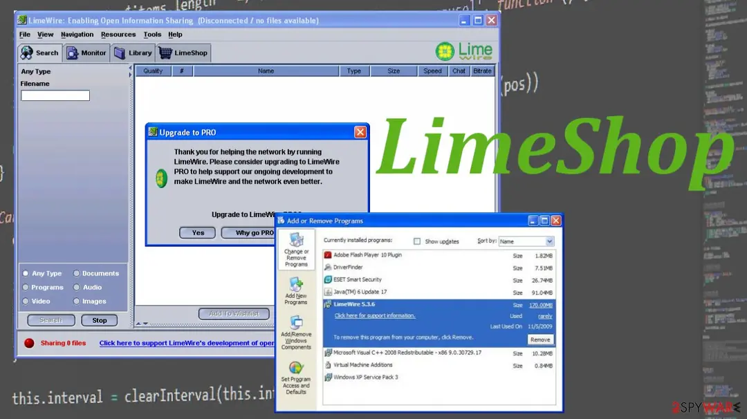 Screenshot of LimeShop: pup