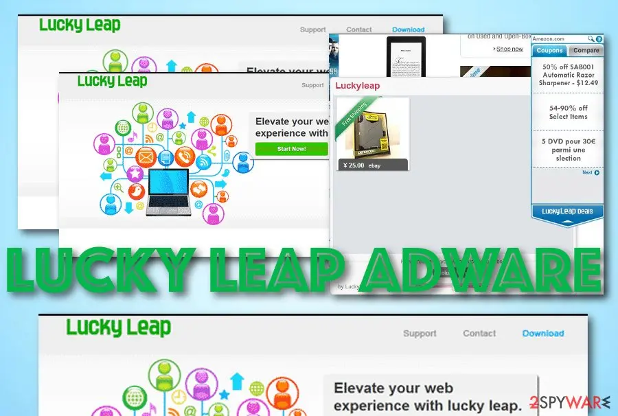 Screenshot of Lucky Leap: virus