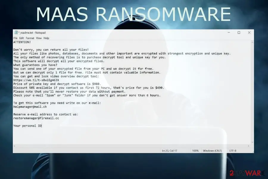 Maas file virus: maas ransomware